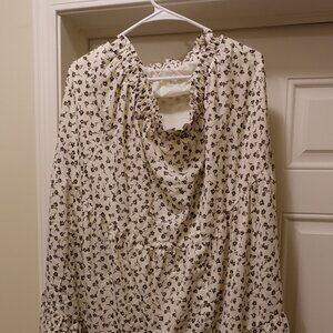 NWOT Woman's long polyester skirt. Fully lined